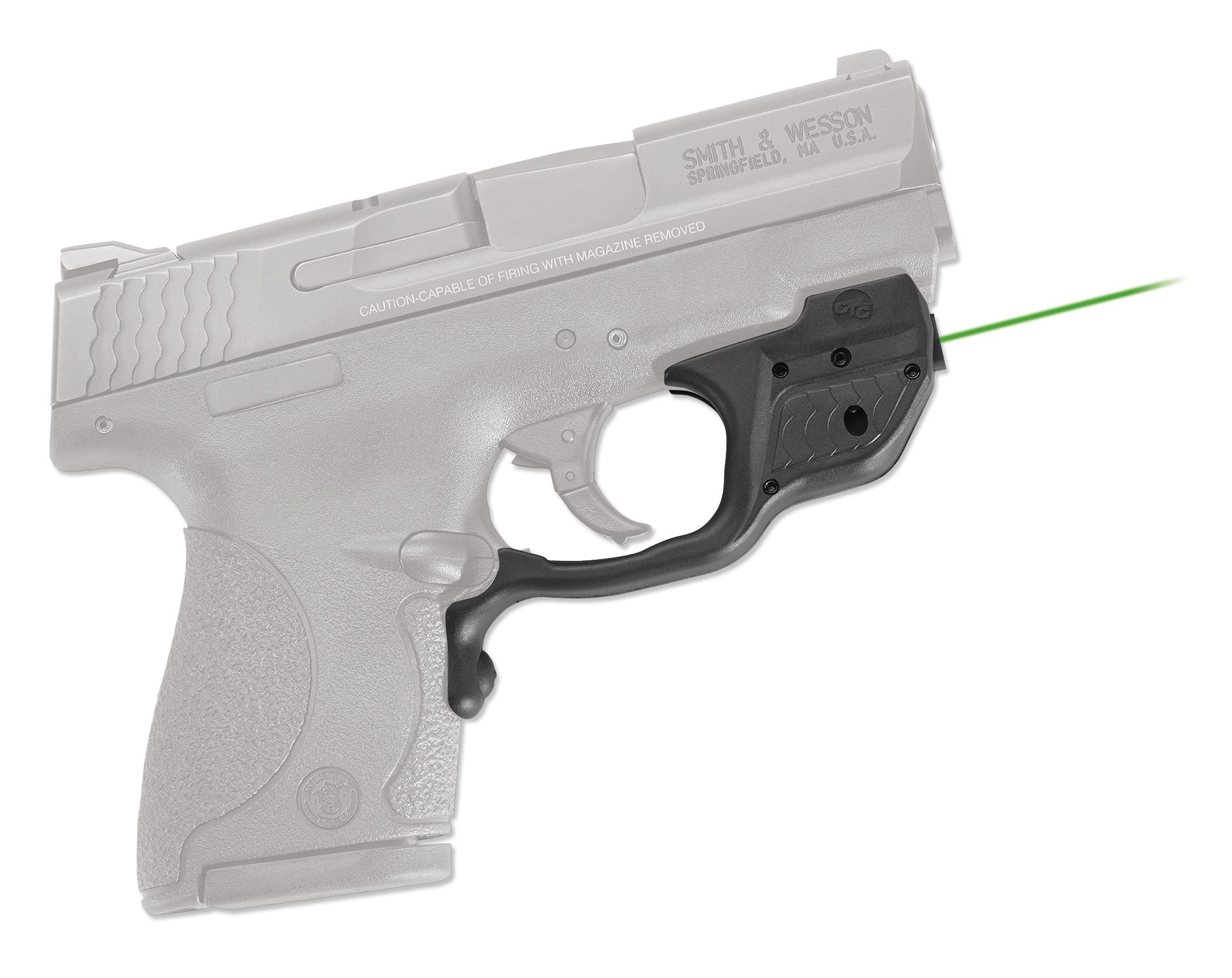 Crimson Trace Laserguard Sight with Green Laser for S&W M&P Shield Crimson Trace Laserguard Sight with Green Laser for S&W M&P Shield