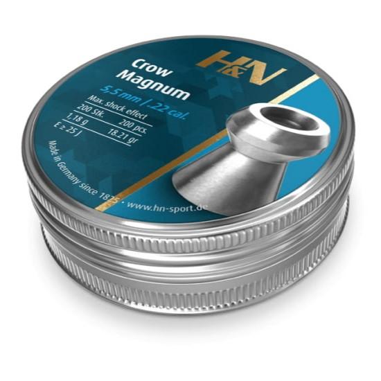 Hatsan USA / Escort Shotguns H&N Crow Magnum Pellets .22 Cal 18.21 gr 200/ct