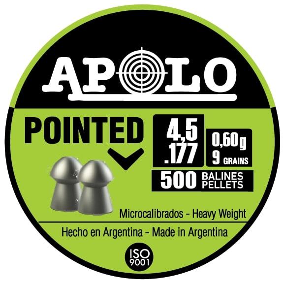 Hatsan USA / Escort Shotguns Hatsan Apolo Pointed Air Rifle Pellets 177 Cal 9 gr 500/ct