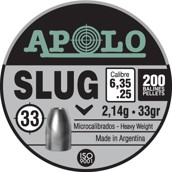 Hatsan USA / Escort Shotguns Hatsan Apolo Slug Air Rifle Pellets .25 Cal 33 gr 200/ct