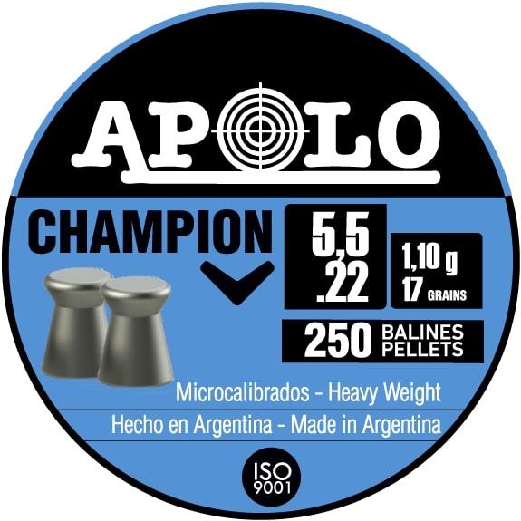 Hatsan USA / Escort Shotguns Hatsan Apolo Champion Air Rifle Pellets 22 Cal 17 gr 250/ct