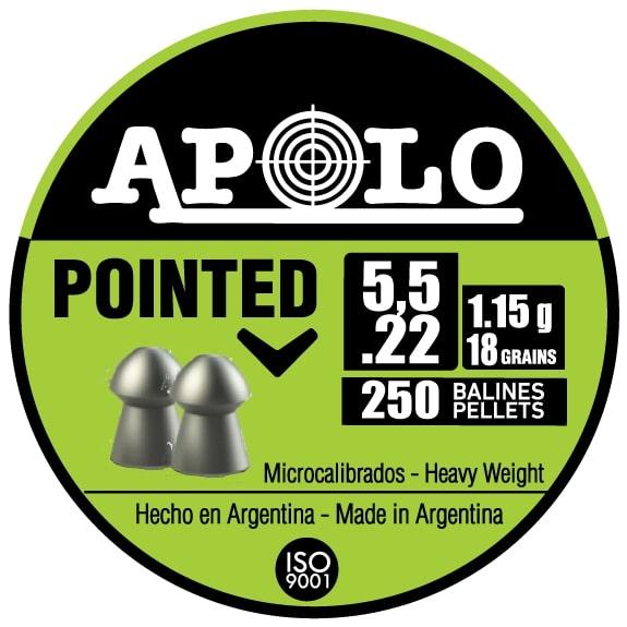 Hatsan USA / Escort Shotguns Hatsan Apolo Pointed Air Rifle Pellets 22 Cal 18 gr 250/ct