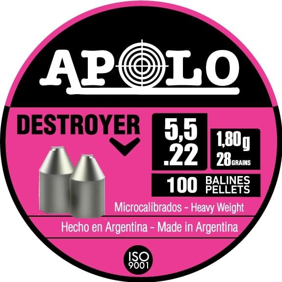 Hatsan USA / Escort Shotguns Hatsan Apolo Destroyer Air Rifle Pellets 22 Cal 28 gr 100/ct
