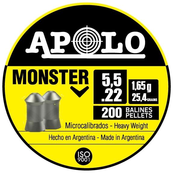 Hatsan USA / Escort Shotguns Hatsan Apolo Monster Air Rifle Pellets 22 Cal 25.4 gr 200/ct