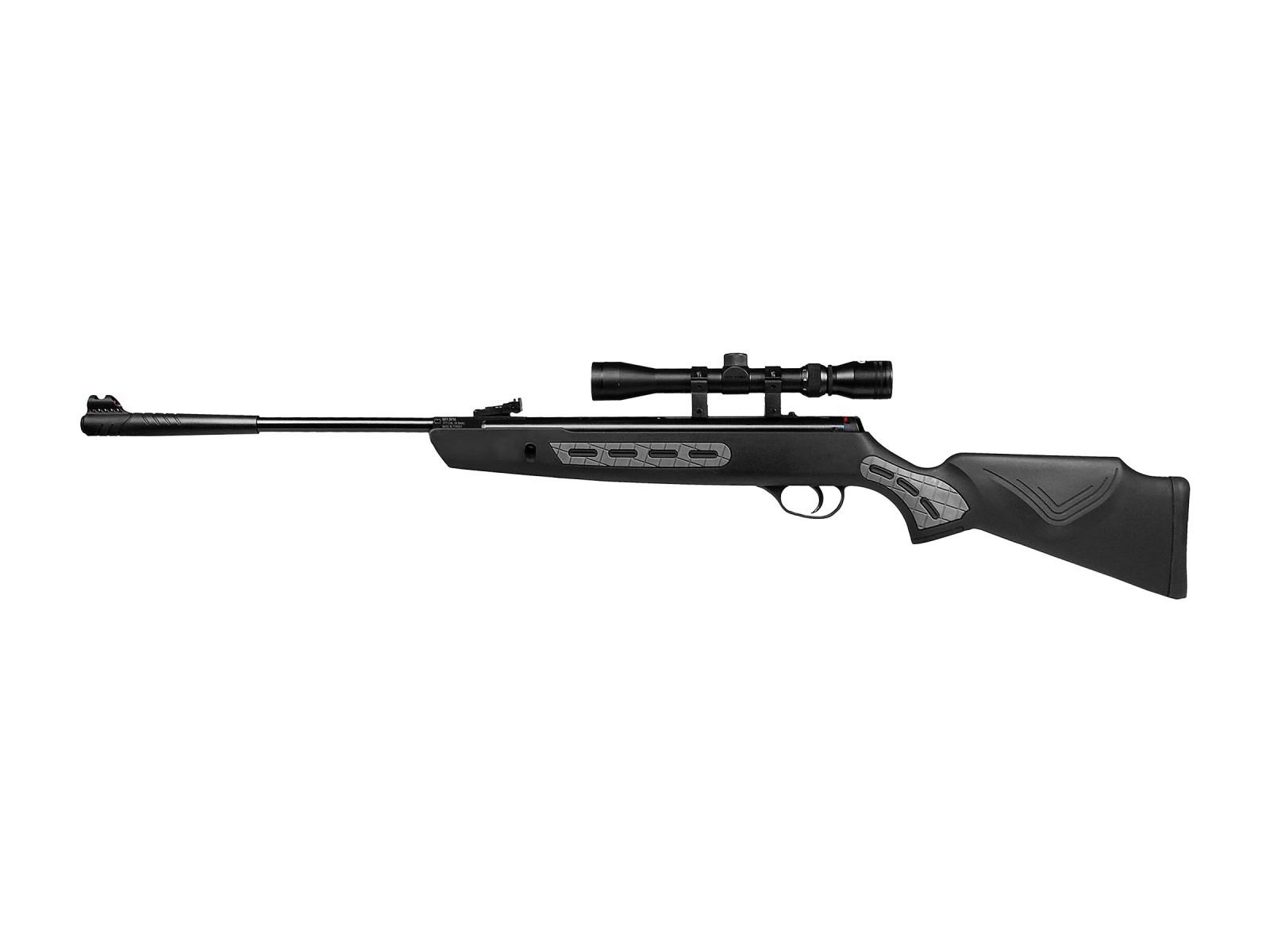 Hatsan USA / Escort Shotguns Hatsan 1000S Spring Striker Combo Air Rifle - Black Syn Optima 3-9x32 Scope .25 cal 750fps