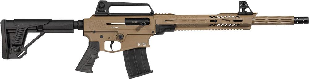 Hatsan USA / Escort Shotguns Escort DF12 Shotgun 12ga 5rd Magazine 18" Barrel FDE
