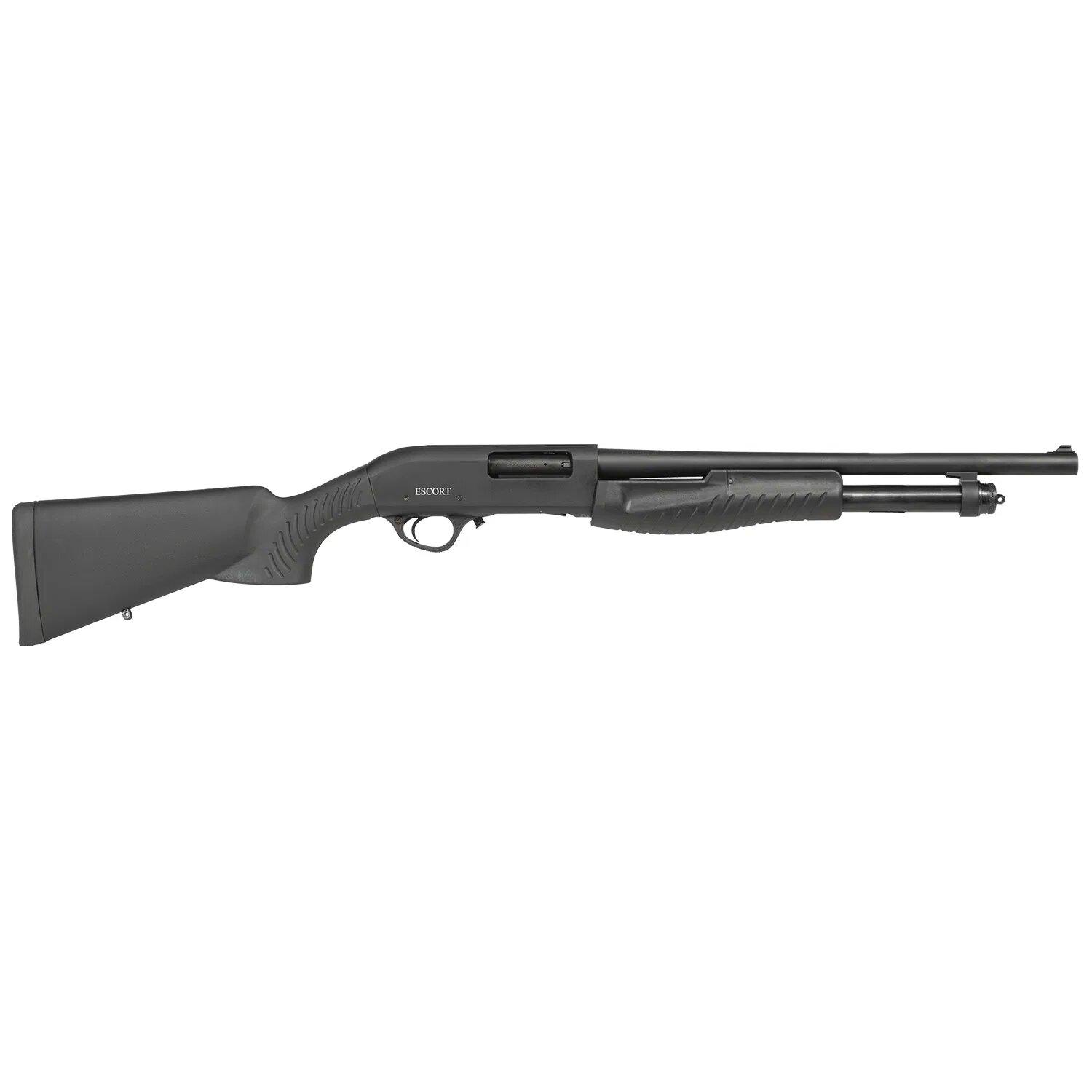 Hatsan USA / Escort Shotguns Escort Slugger Pump Shotgun 12ga 3" Chamber 5rd Capacity 18" Barrel Black Synthetic Stock