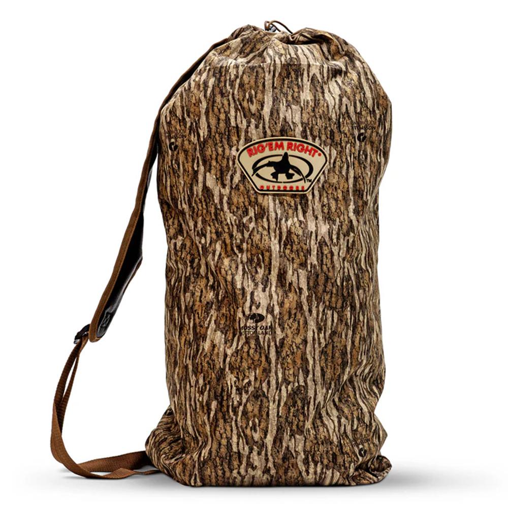 AdvenTec LLC dba Rig Em Right Outdoors Rig Em Right Turkey Decoy Bag -Mossy Oak Bottomland