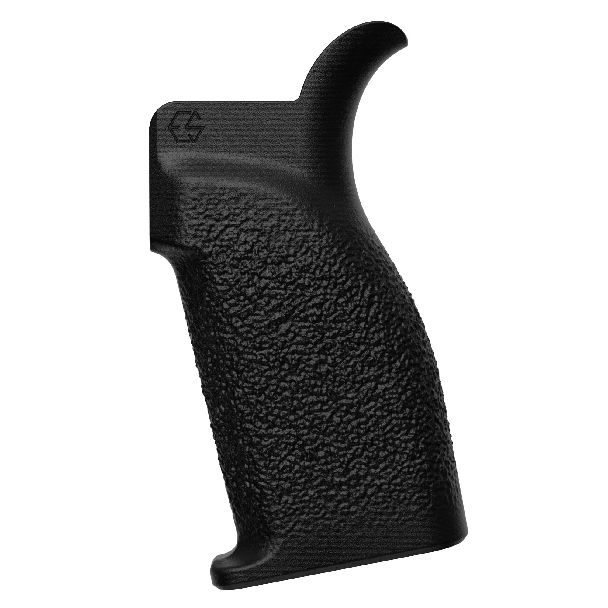 Edgar Sherman Design Edgar Esd Granite Grip Bvrtail Fine Black Rifle Grip