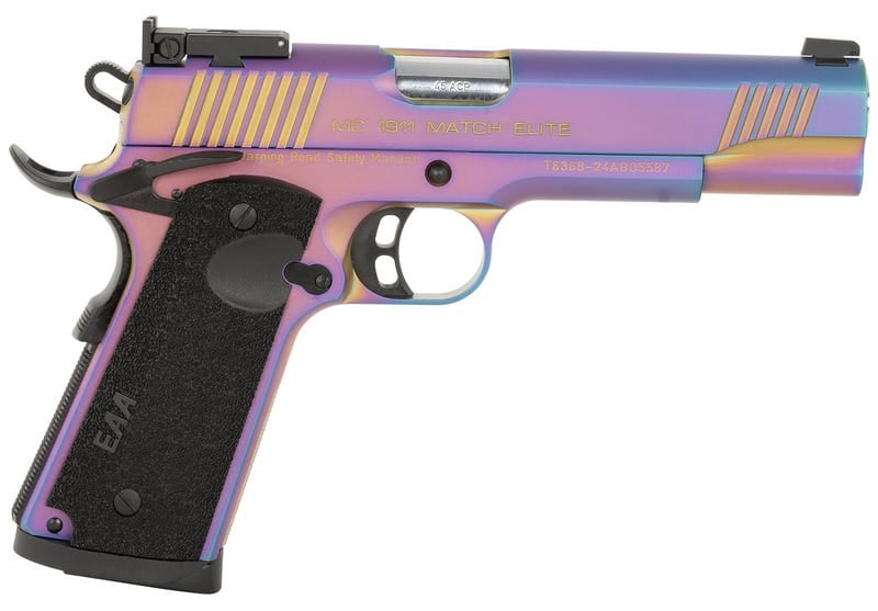 EAA Corp EAA Mc1911 45ACP Multi Pvd 5" 8+1# Semi-Auto Pistol