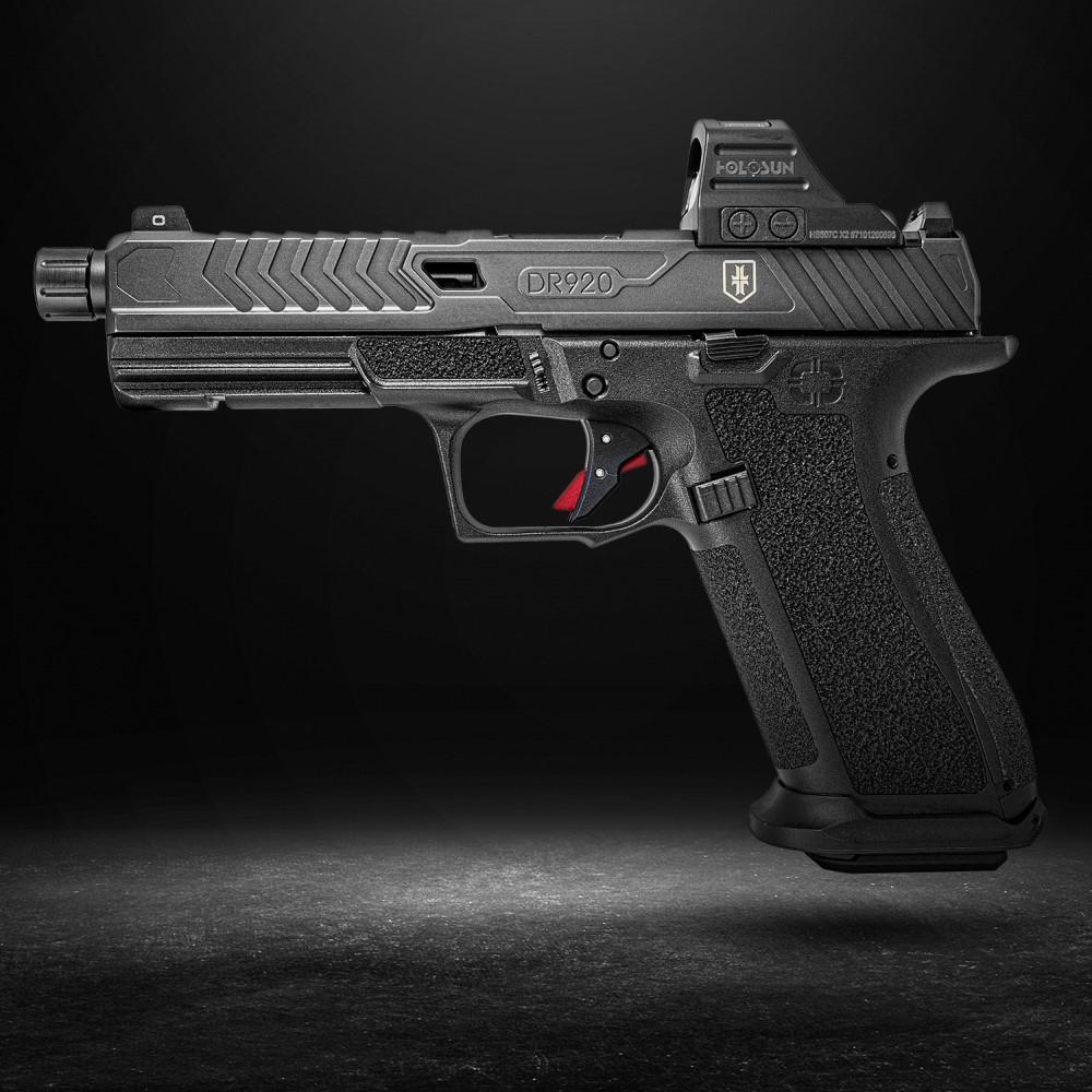Shadow Systems dba Shadow Gunworks Shadow Systems DR920 WAR Poet Handgun 9mm Luger 17rd Magazines(2) 5" Fluted Threaded