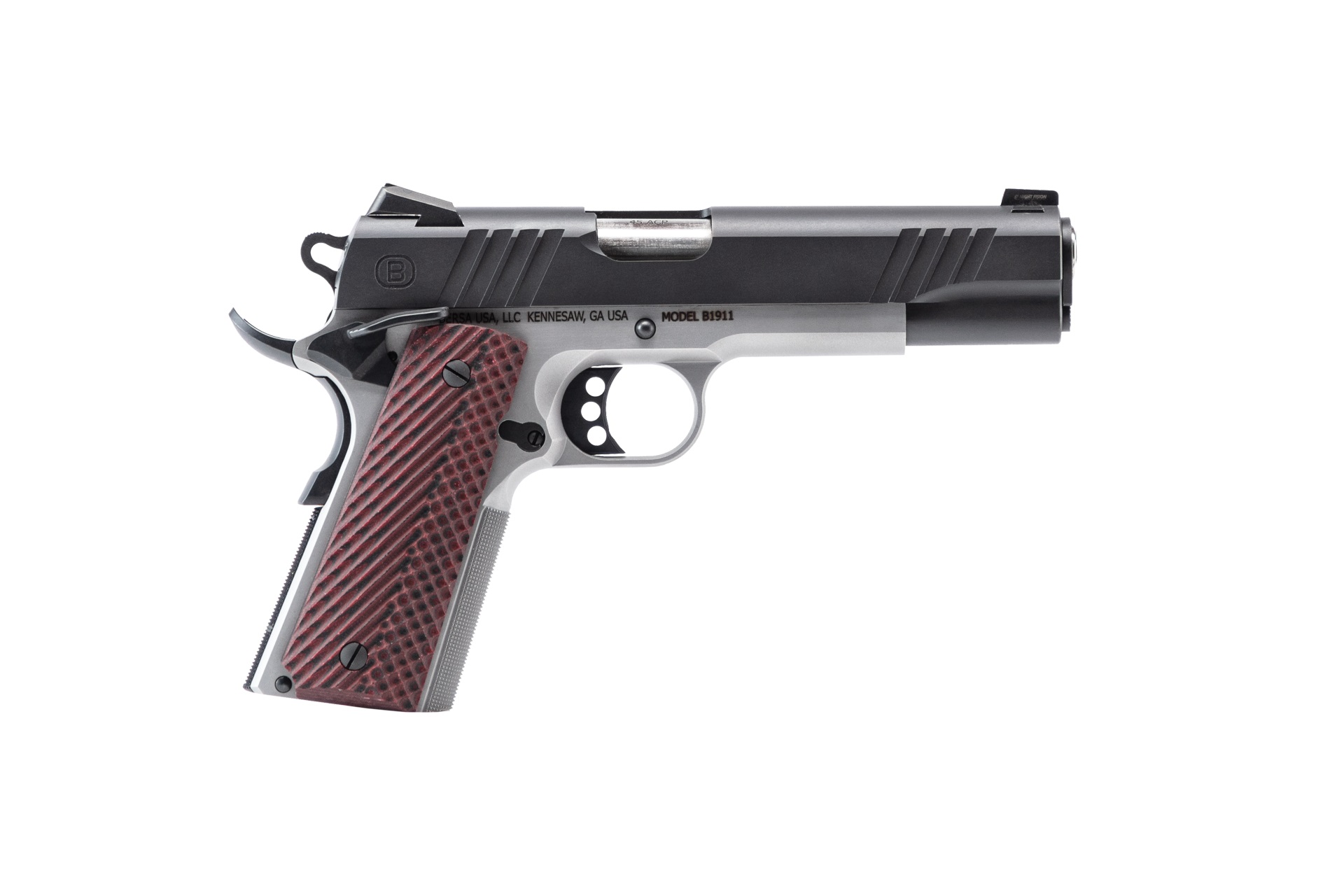 Bersa USA Bersa 1911 45ACP 5" Black/Stainless 8+1 Semi-Auto Pistol
