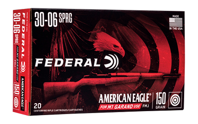 Federal Cartridge Co. Federal American Eagle Rifle Ammunition .30-06 Sprg 150 gr FMJ 2740 fps 20/ct