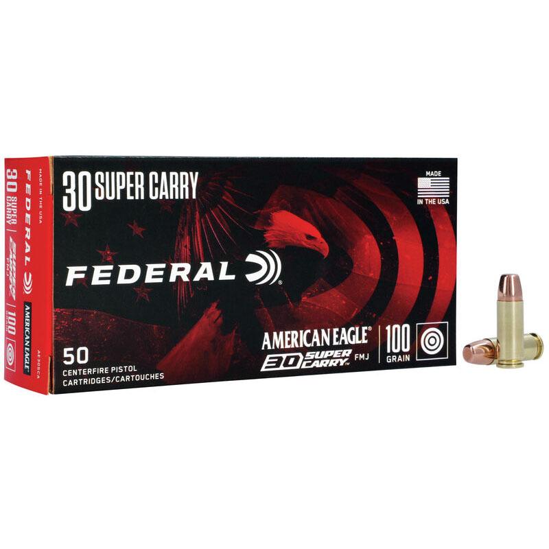 Federal Cartridge Co. Federal Am Eagle 30SC 100GR Fmj 50/1000 Full Metal Jacket