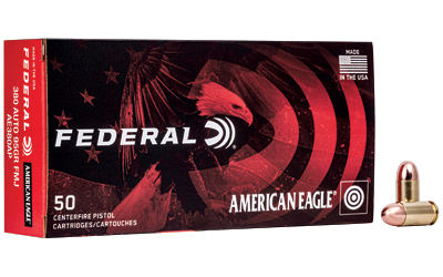 Federal Cartridge Co. American Eagle Handgun Ammunition .380 ACP 95 gr FMJ 980 fps 50/ct