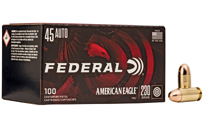 Federal Cartridge Co. American Eagle Handgun Ammunition .45 ACP 230 gr FMJ 890 fps 100/ct