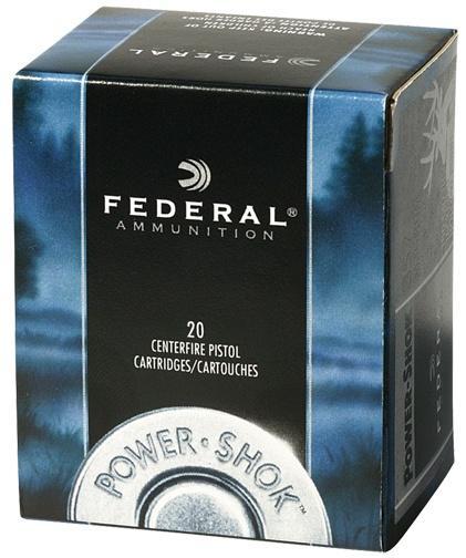 Federal Cartridge Co. Federal Power-Shok Handgun Ammunition .44 Magazine 240gr JHP 1230 fps 20/ct