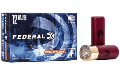 Federal Cartridge Co. Federal Pwrshk 12ga 2.75 8P 000BCK 5/250 Buckshot