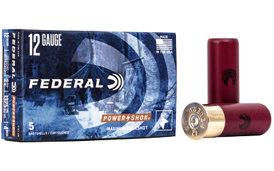 Federal Cartridge Co. Federal Pwrshk 12ga 2.75 Mx #4 Bck 5/250 Buckshot