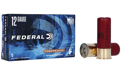 Federal Cartridge Co. Federal Pwrshk 12ga 2.75 12P 00BCK 5/250 Buckshot