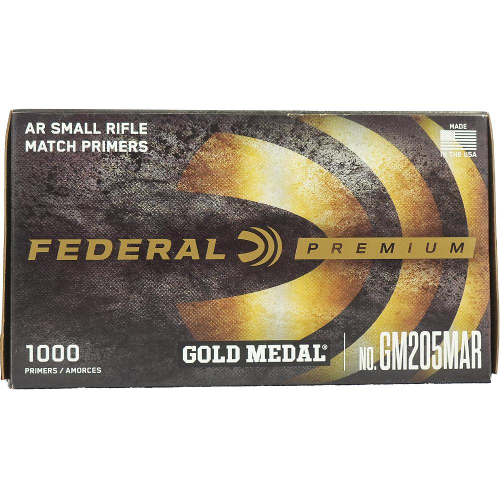 Federal Cartridge Co. Federal Premium Gold Medal Centerfire Primers AR Small Rifle Match 1000/ct