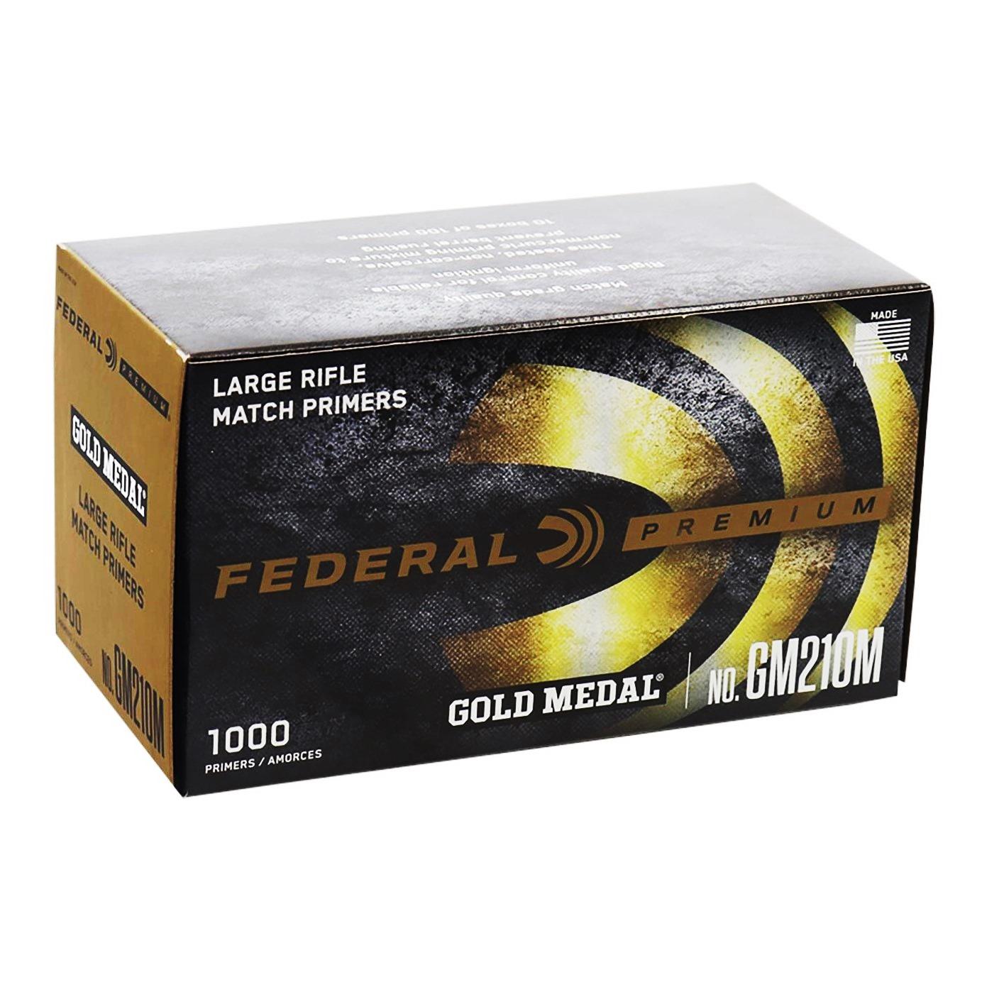 Federal Cartridge Co. Federal Premium Gold Medal Centerfire Primers-Large Rifle Match