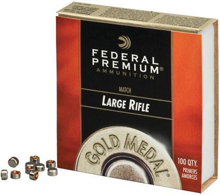 Federal Cartridge Co. Federal Premium Gold Medal Match Centerfire Primers Large Mag Rifle 1000CT