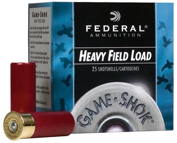 Federal Cartridge Co. Federal Game-Shok Upland Game Shotshells 12ga 2-3/4" 1-1/8oz. #4- 25/ct