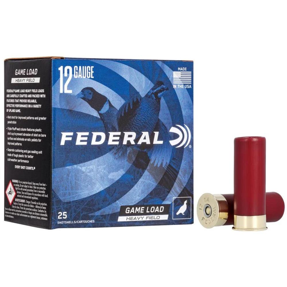 Federal Cartridge Co. Federal Game-Shok Heavy Field 12ga 2-3/4" 3-1/4DE 1-1/4OZ 5 Ammo 25RD