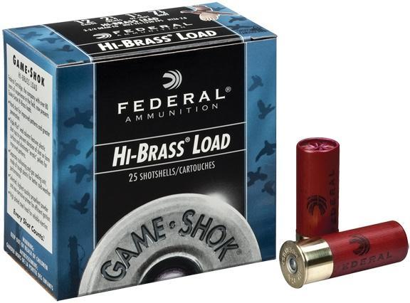 Federal Cartridge Co. Federal Game-Shok Upland Game Hi Brass Load Shotshells 16 ga 2-3/4" 1-1/8 oz 1295 fps #4
