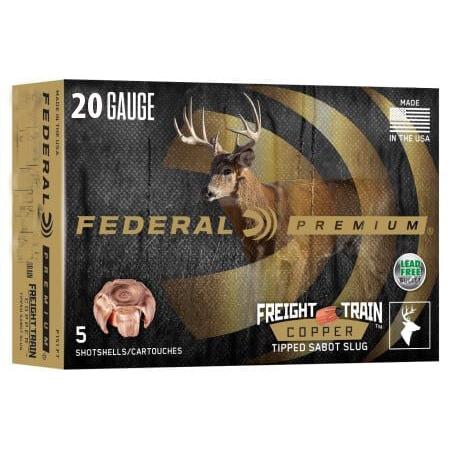 Federal Cartridge Co. Federal Frt Trn 20ga 3" 275GR Slg 5/50 Sabot Slug