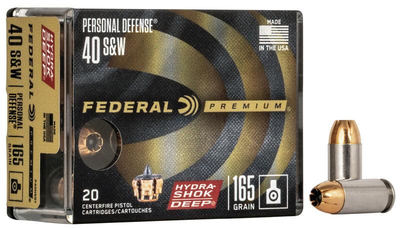 Federal Cartridge Co. Federal Hydshk Dp 40S&W 165GR Jhp 20/200