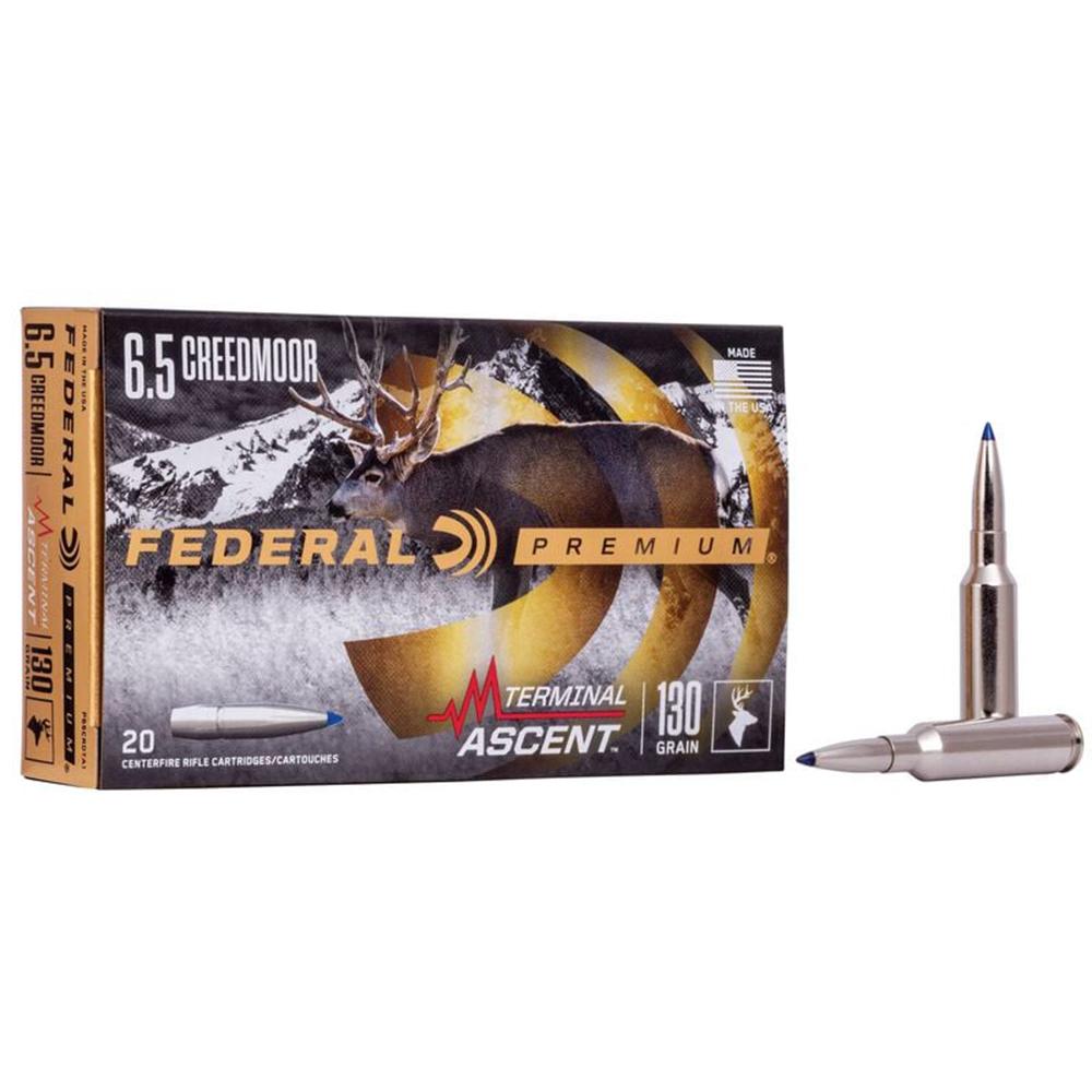 Federal Cartridge Co. Federal Prm 6.5CM 130GR Ta 20/200 Terminal Ascent