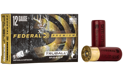 Federal Cartridge Co. Federal Premium Vital-Shok Rifled Slugs Hp 12ga 2-3/4" Max 1OZ 1600MV 5RD