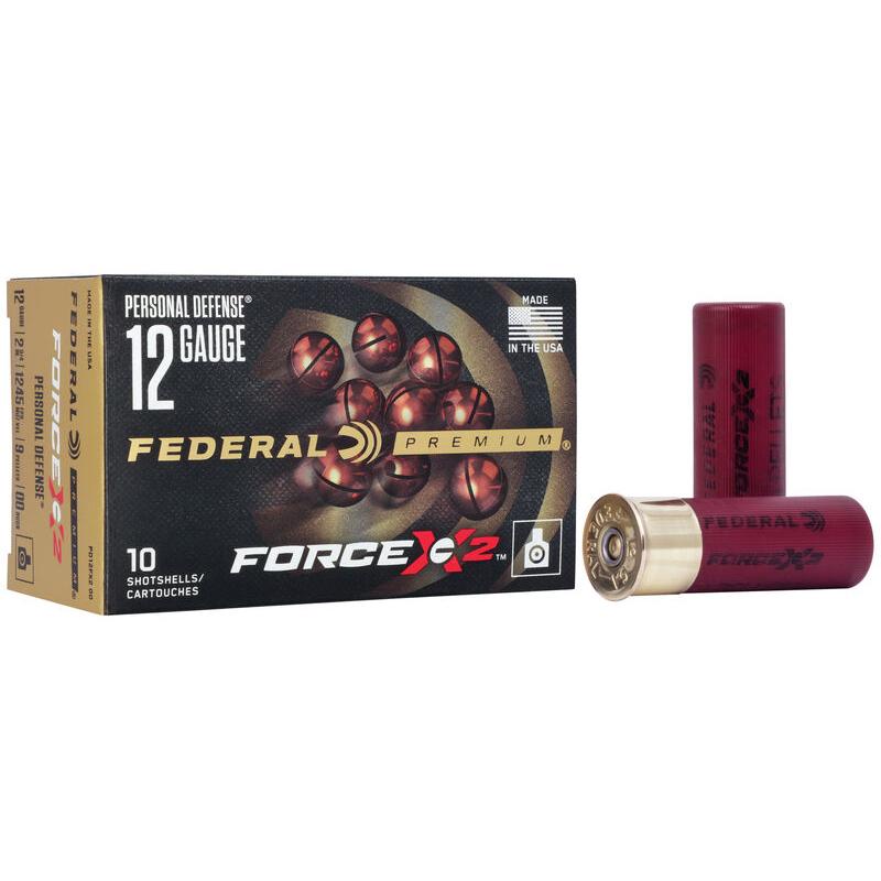Federal Cartridge Co. Federal FX2 Shotshell 12 ga 2-3/4" 9 Pellet 1145 fps #00 10/ct