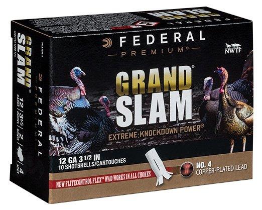 Federal Cartridge Co. Federal Premium Grandslam Turkey Stainless 12ga 3-1/2" Max 2 Oz 4 Ammo 10RD