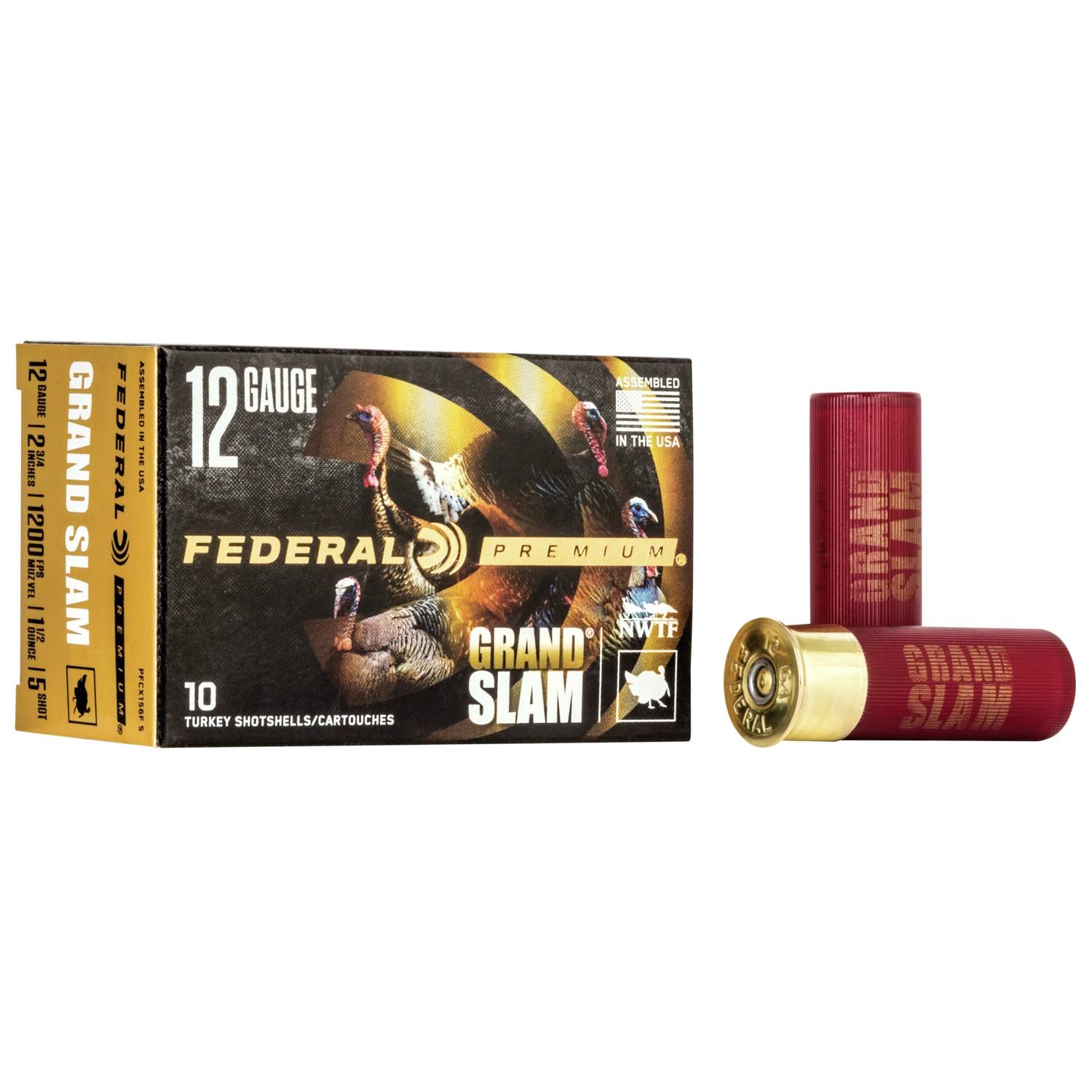 Federal Cartridge Co. Federal Grand Slam 12ga 2.75" #5 1.5OZ Shotshell