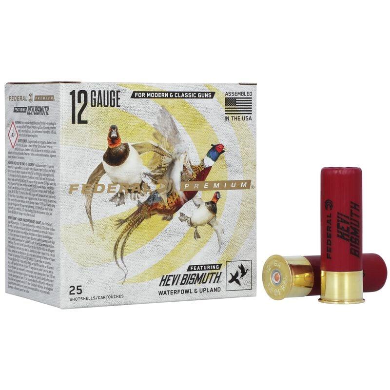 Federal Cartridge Co. Federal Hevi-Bismuth Shotshells 12ga 3" 1-3/8oz 1450 fps #5 25/ct