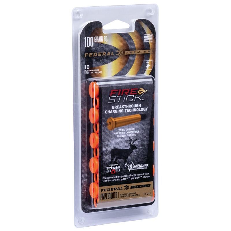 Federal Cartridge Co. Federal Muzzleloader 100GR Firestick Triple 8 10RD