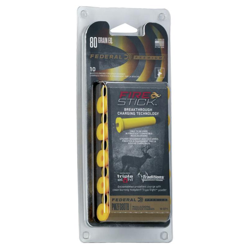 Federal Cartridge Co. Federal Firestick 80 Firesticks for Muzzleloaders -10/ct