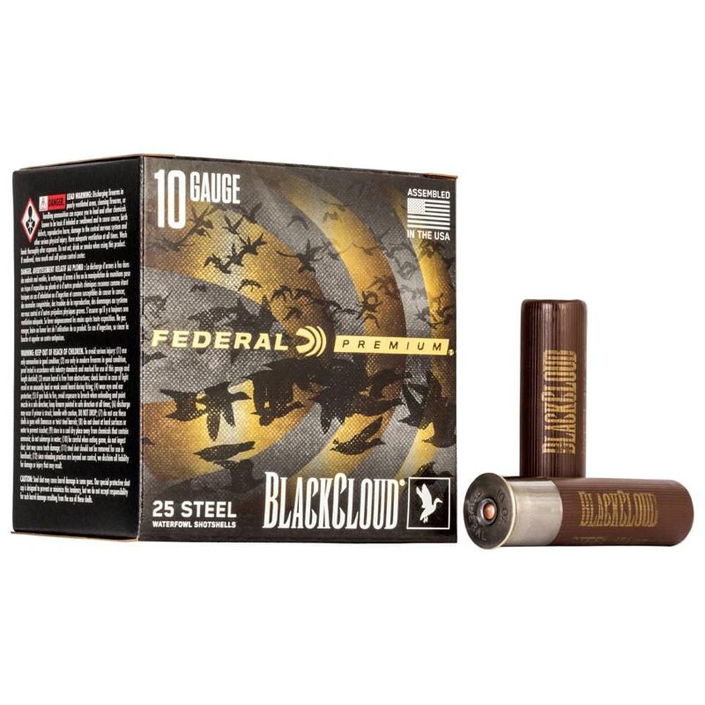 Federal Cartridge Co. Federal Premium Black Cloud FS Steel Shotshell 10ga 3-1/2 1-5/8oz 1375 fps #2 25rds