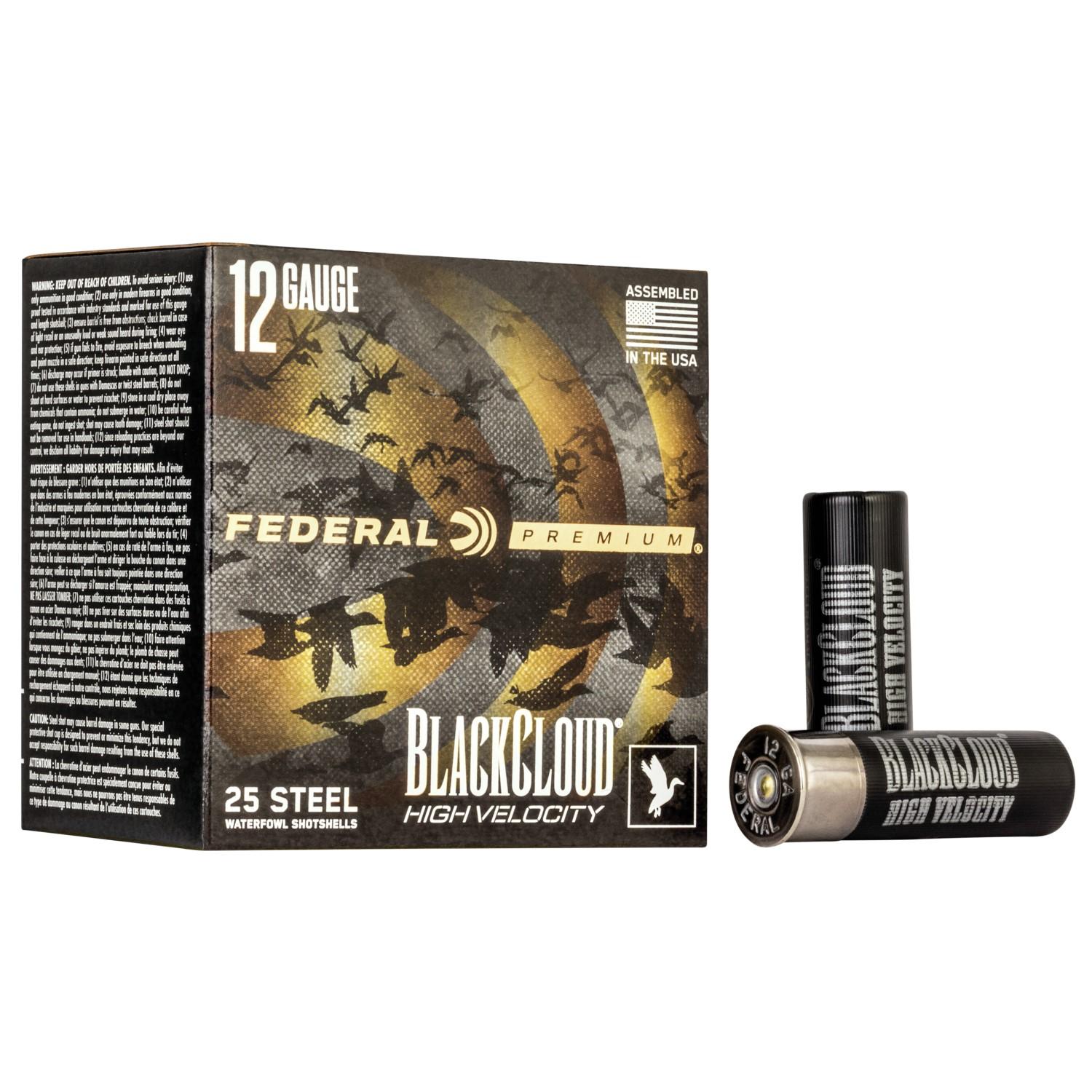 Federal Cartridge Co. Federal Black CLOUD 12GA 3" #3 HV 25/250 Steel Shot