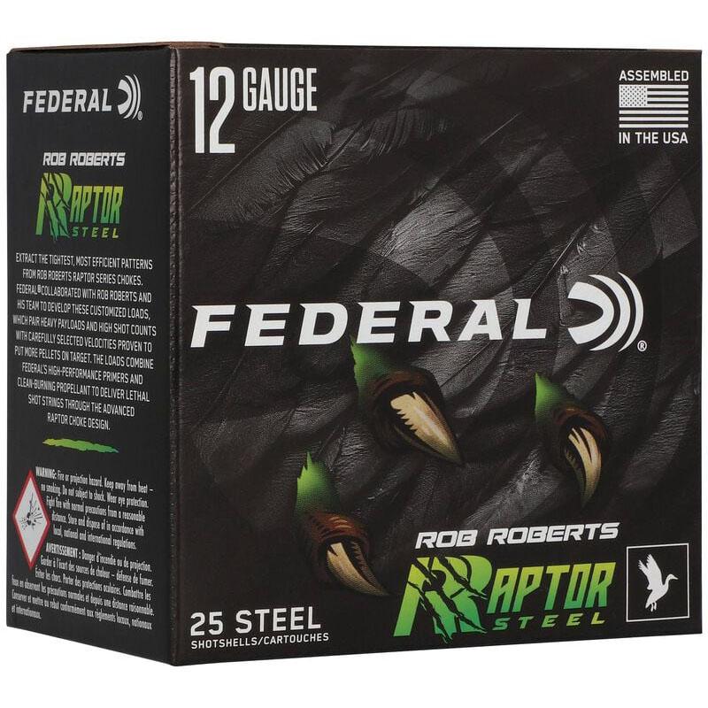 Federal Cartridge Co. Federal Raptor Steel 12ga 3" 1.375OZ #4 Steel Shot