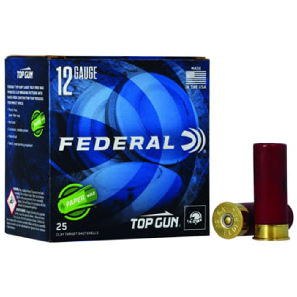 Federal Cartridge Co. Federal Top Gun Steel Paper Wad Shotshells 12 ga 2-3/4" 1 oz 1300 fps #7.5 25/ct