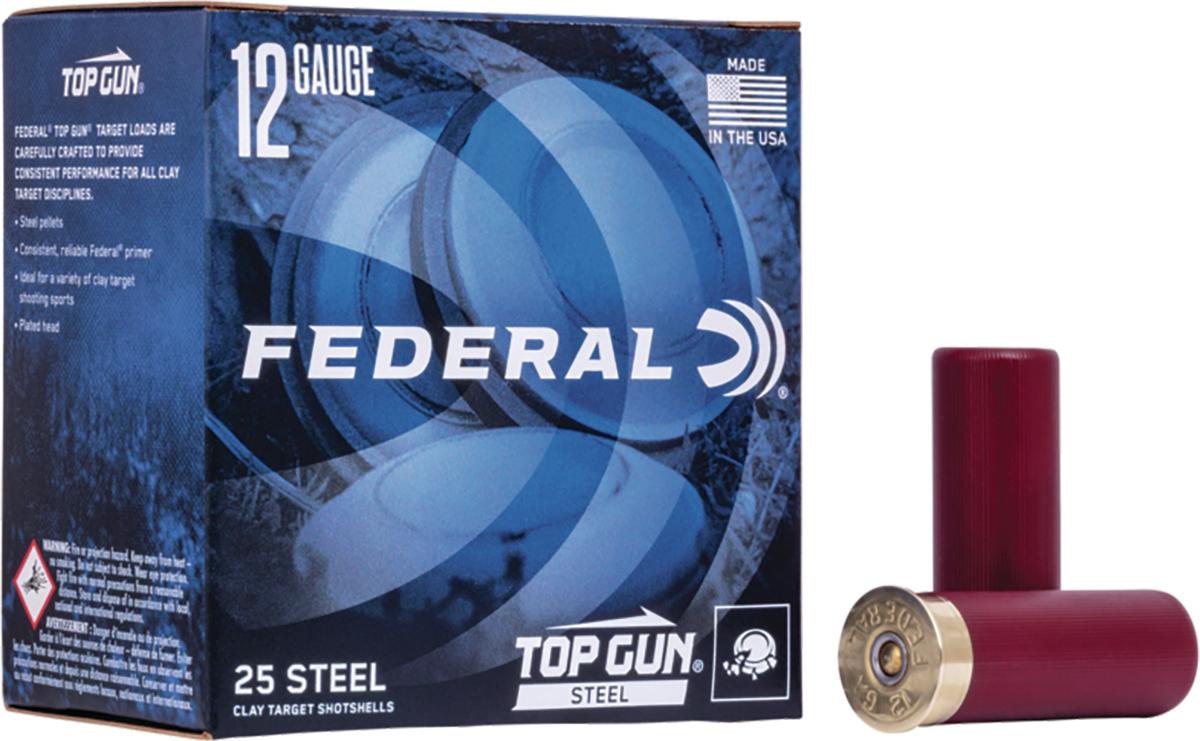 Federal Cartridge Co. Federal Top Gun Steel Shotshells 12 ga 2-3/4" 1-1/8oz 1145 fps #7 25/ct