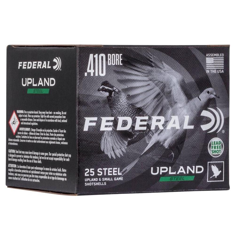 Federal Cartridge Co. Federal Field & Range Steel 410ga 3" 3/8OZ 6 Upland Steel Ammo 25RD