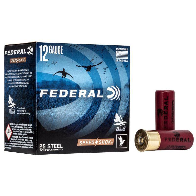 Federal Cartridge Co. Federal Speed Shok 12ga 2.75" #4 25/250 Steel Shot