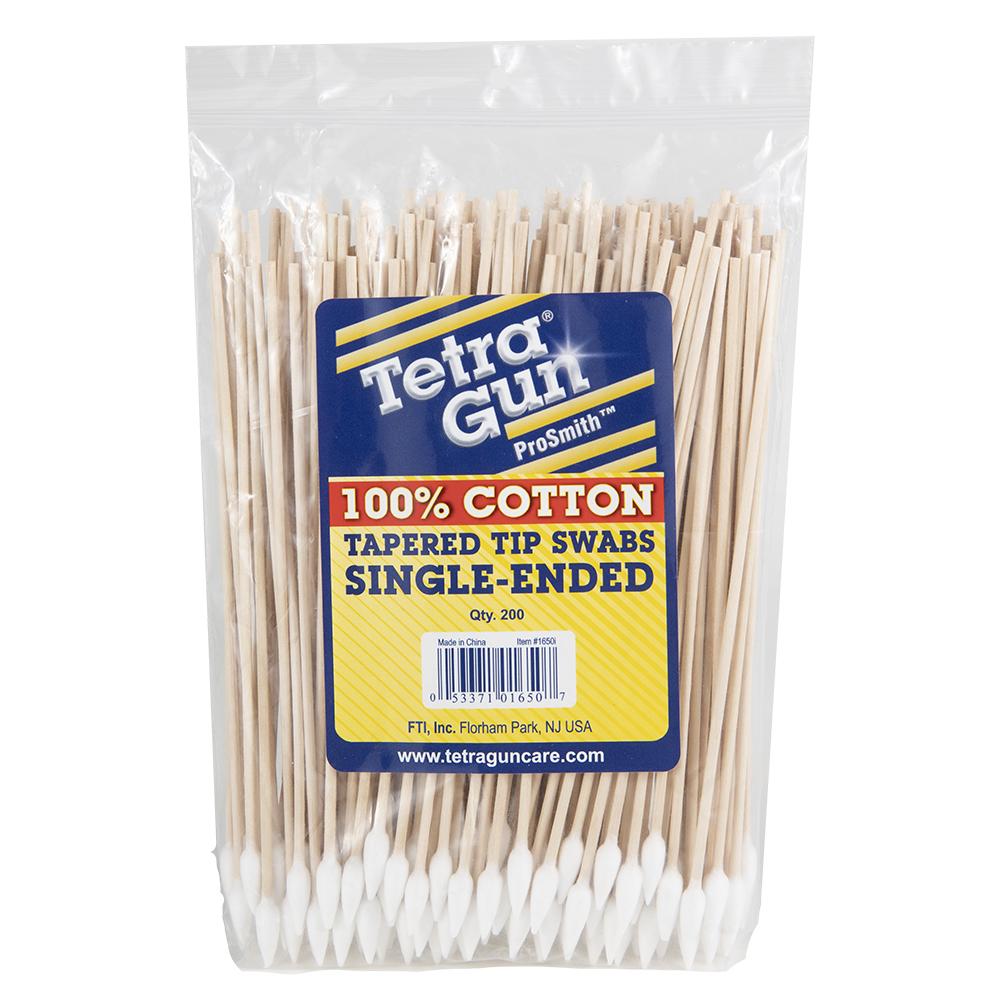 Engineered Materials Inc. DBA Tetra Gun Engineered Tetra Prosmith Tapered-Tip Swabs 6" Long 200 Count