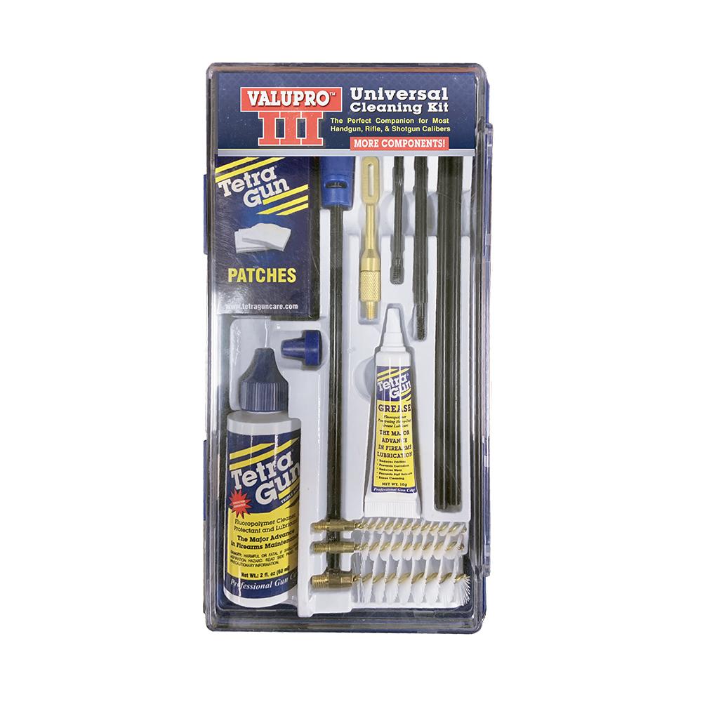 Engineered Materials Inc. DBA Tetra Gun Tetra ValuPro III Gun Cleaning Kit Universal Rifle/Handgun/Shotgun