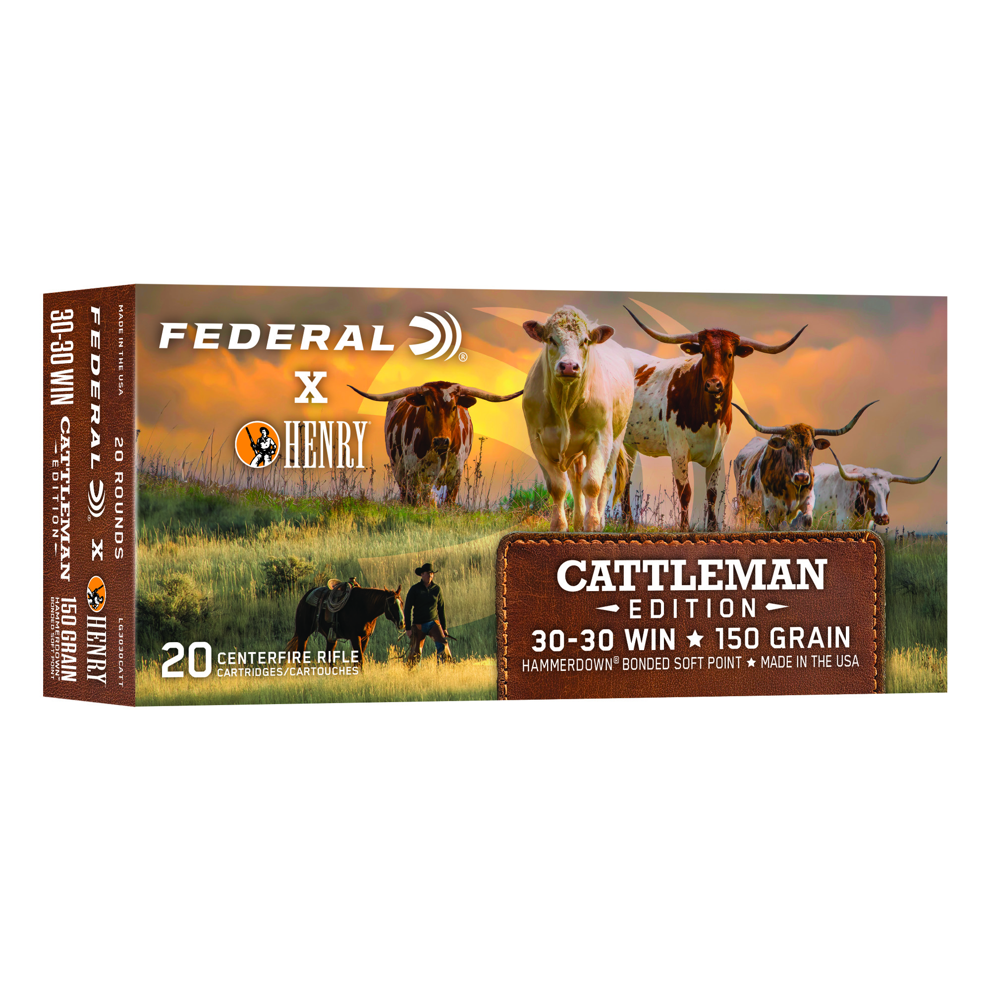 Federal Hmrdwn 3030WIN 150GR Hnry/ctl Ed Solid Base